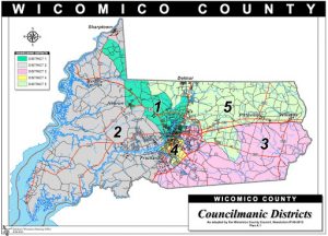 Wicomico County Councilmanic Districts