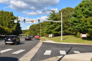 intersection of parkside high school and beaglin park drive