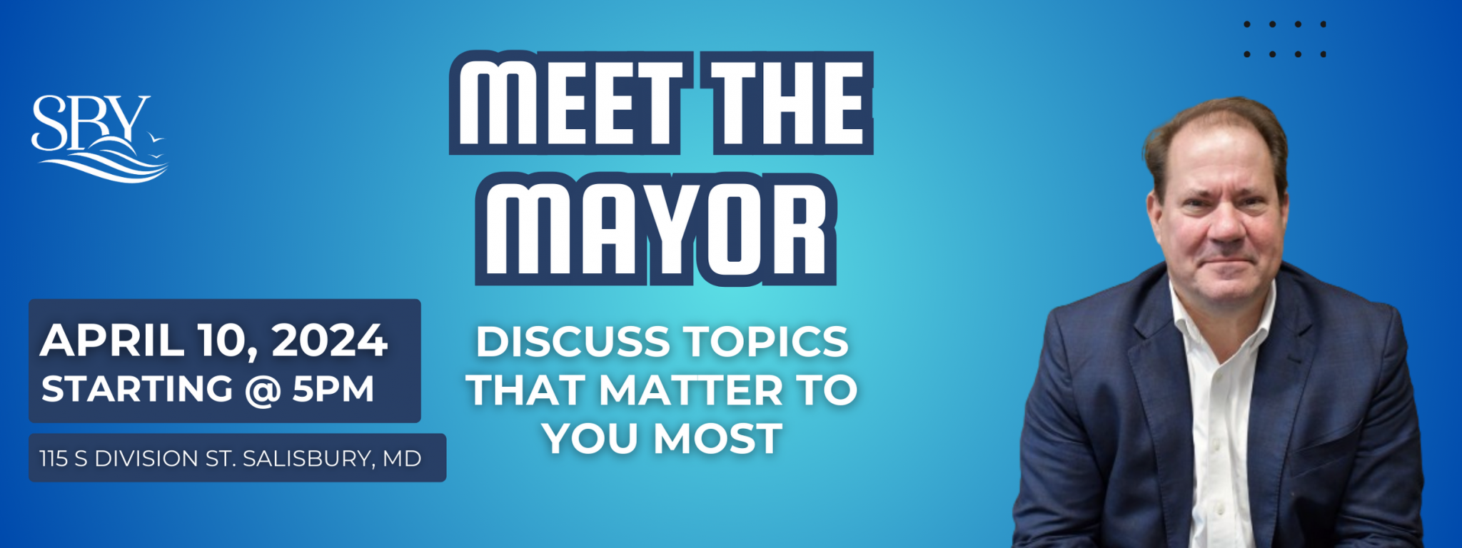 City of Salisbury Announces New Event Called Meet the Mayor